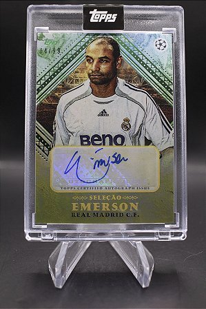 Emerson - 2023-24 Topps Selecao /99 Auto Real Madrid