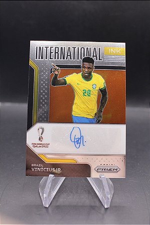 Vinicius Jr. - 2022 Panini Prizm World Cup Auto International Ink Brasil