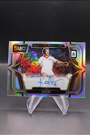 Falcao - 2025-26 Panini Select Serie A Pitchside SIgnatures Auto Roma