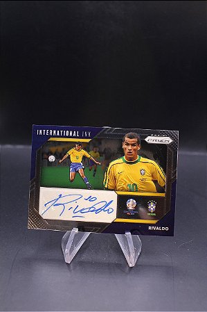 Rivaldo - 2024 Panini Prizm Conmebol Copa America International Ink Auto Brasil