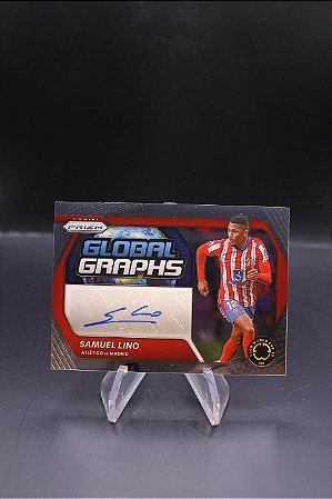 Samuel Lino - 2025 Panini Prizm FIFA Club World Cup Global Graphs Auto