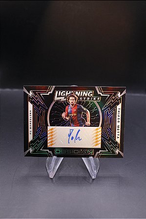 Thiago Motta - 2021-22 Panini Obsidian /20 Auto Lightning Strike Barcelona