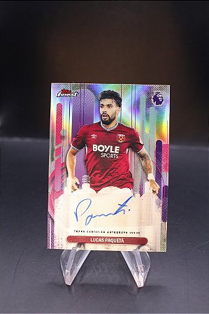 Lucas Paqueta - 2025-26 Topps Finest Premier League Auto Flamengo