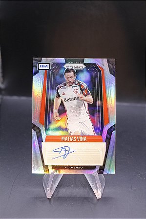 Matias Vina - 2025-26 Panini Prizm FIFA Signatures Auto /199 Flamengo