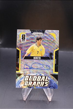 Bebeto - 2026 Panini Prizm FIFA World Cup Global Graphs Wave Auto Brasil