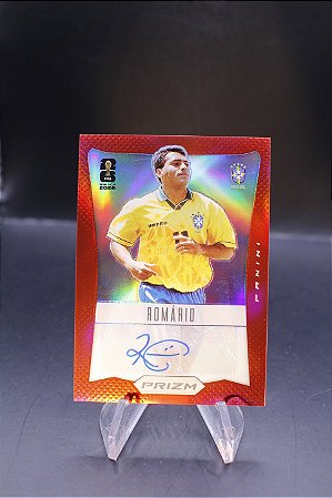 Romario - 2026 Panini Prizm FIFA World Cup Red Prizm /99 Auto Brasil