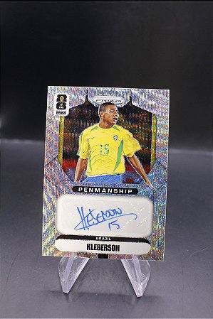 Kleberson - 2026 Panini Prizm World Cup Penmanship Wave Auto Brasil