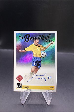 Franca - 2021-22 Panini Donruss Road to Qatar The Beautiful Game Auto Brasil