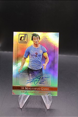Diego Lugano - 2015 Panini Donruss Soccer The Beautiful Game Auto Uruguai