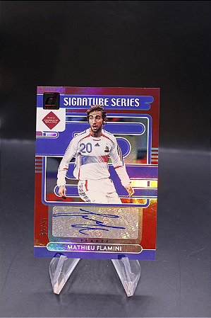 Mathieu Flamini - 2021-22 Donruss Qatar Signature Series Red Auto /49 France
