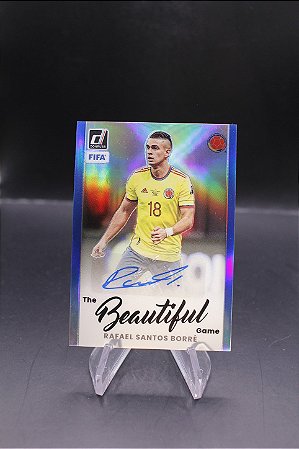 Rafael Santos Borre - 2022 Donruss The Beautiful Game Autographs Blue Auto /49
