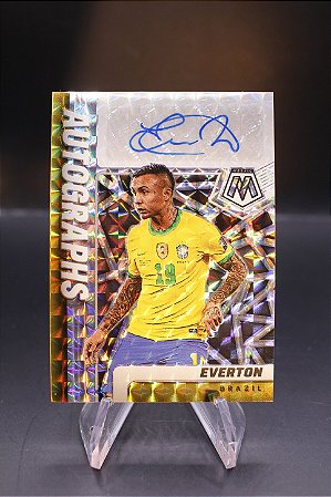 Everton - 2021-22 Panini Mosaic FIFA World Cup Auto Brasil