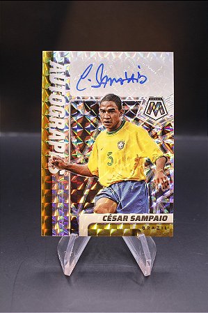 Cesar Sampaio - 2021 Panini Mosaic World Cup Auto Mosaic Brasil