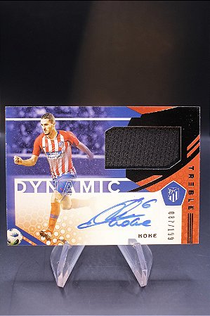 Koke - 2018-19 PaniniTreble Soccer Jersey Auto /199 Atletico Madrid