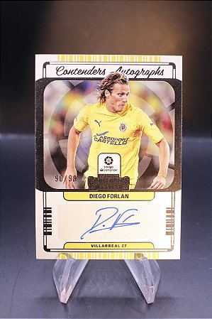 Diego Forlan - 2022-23 Panini Chronicles Contenders Auto /99 Villarreal