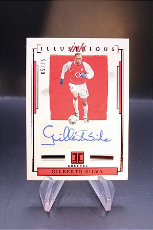 Gilberto Silva - 2021-22 Impeccable EPL Illustrious Ink Auto /35 Arsenal