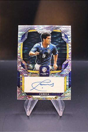Careca - 2024 Panini Prizm Copa America Silver Pulsar Auto Brasil