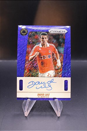 David Luiz - 2025 Panini Prizm FIFA Club World Cup Auto Blue Shimmer Benfica