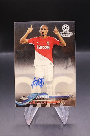 Fabinho - 2017-18 Topps Chrome UEFA Auto Monaco