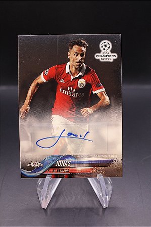 Jonas - 2017-18 Topps Chrome UCL Refractor Auto Benfica