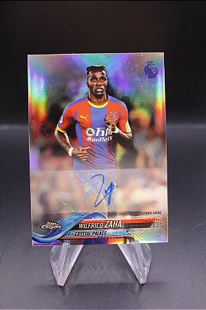 Wilfried Zaha - 2018-19 Topps Chrome Premier League Auto Crystal Palace