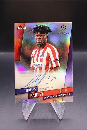 Thomas Partey - 2019-20 Topps Finest UEFA Finest Auto Atletico Madrid