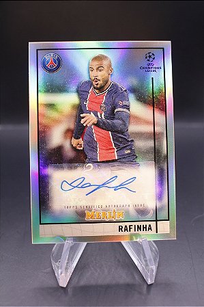 Rafinha - 2020-21 Topps Merlin Chrome Auto PSG