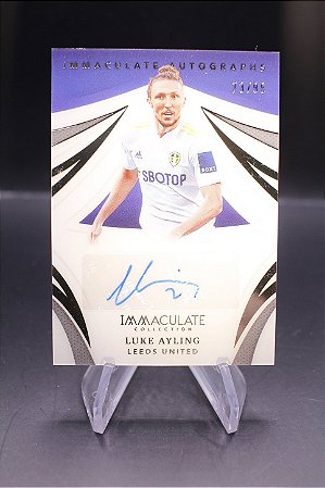 Luke Ayling - 2021 Panini Immaculate Collection Soccer Auto /99 Leeds