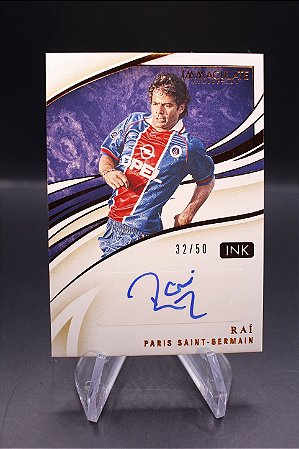 Rai Souza de Oliveira - 2021 Panini Immaculate Soccer INK Auto /50 PSG