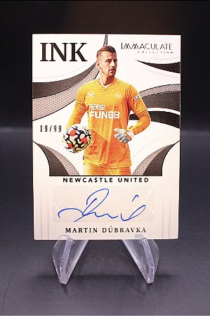 Martin Dubravka - 2021 Panini Immaculate Ink Auto /99 Newcastle