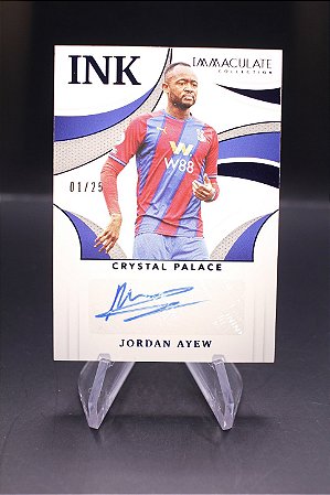 Jordan Ayew - 2021 Panini Immaculate Auto Ink /25 Crystal Palace