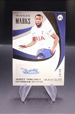 Japhet Tanganga - 2021 Immaculate Modern Marks Auto /99 Tottenham