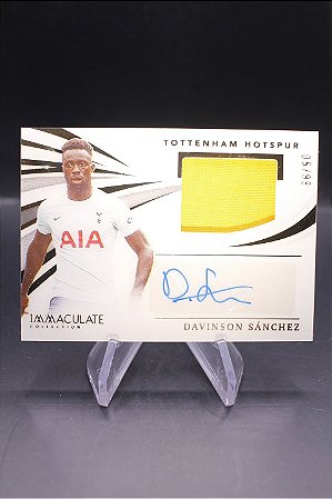 Davinson Sanchez - 2021 Immaculate Soccer Memo Auto/99 Tottenham