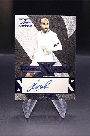 Lucas Moura - 2022 Leaf Ultimate Signature Auto Blue /8 São Paulo