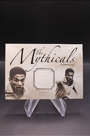 Garrincha - 2024 Futera Unique The Mythicals Jersey Patch /21 Brasil