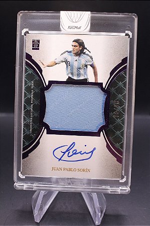 Juan Pablo Sorin - 2022-23 Fansmall Argentina Flawless Patch Purple Auto /36