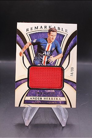 Ander Herrera - 2020 Panini Immaculate Remarkable Memorabilia /99 PSG