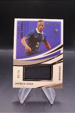 Patrice Evra - 2021 Panini Immaculate /99 Patch Heralded France