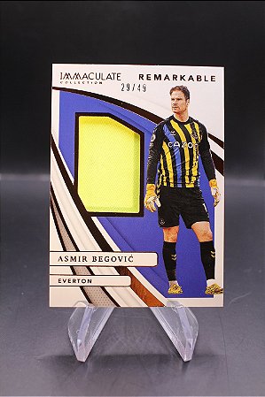 Asmir Begovic - 2021 Panini Immaculate Remarkable /49 Everton