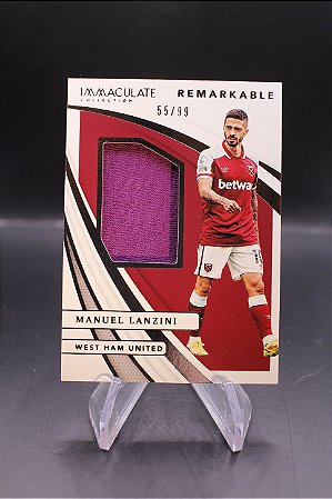 Manuel Lanzini - 2021 Panini Immaculate Collection Remarkable /99 West Ham