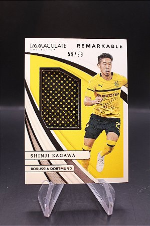 Shinji Kagawa - 2021 Panini Immaculate Remarkable /99 Borussia Dortmund