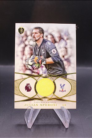 Julian Speroni - 2016 Topps Premier Gold Football Fibers Relics