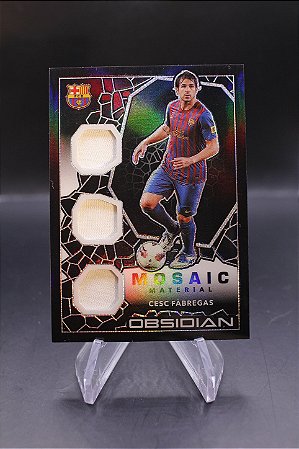 Cesc Fabregas - 2020-21 Obsidian Mosaic Material Triple Jersey /149 Barcelona