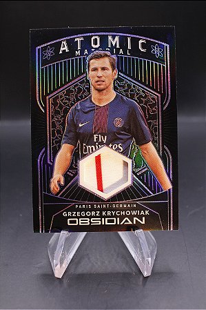 Grzegorz Krychowiak - 2020-21 Obsidian Soccer Atomic Material /75 Psg