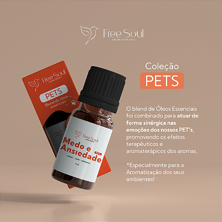 Blend de Óleos Essenciais em gotas 15ml MEDO e ANSIEDADE