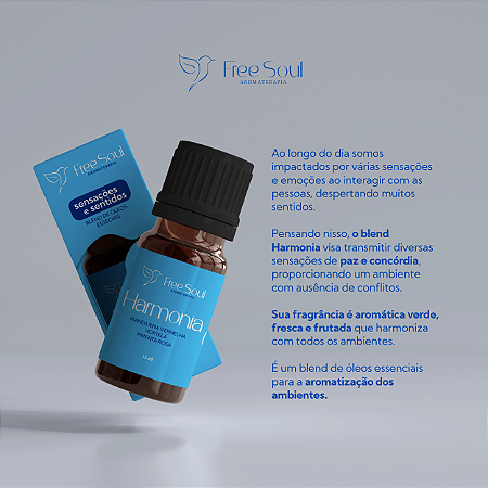 Blend de Óleos Essenciais em gotas 15ml HARMONIA