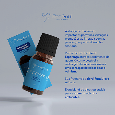 Blend de Óleos Essenciais em gotas 15ml ESPERANÇA