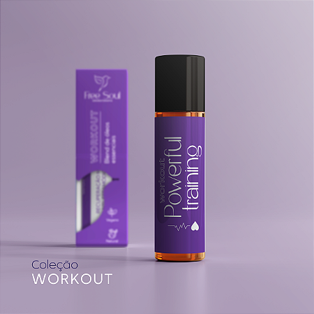 Blend de Óleos Essenciais Roll on 10ml POWERFUL TRAINING