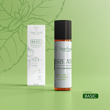 Blend de Óleos Essenciais Roll on 10ml BREATH