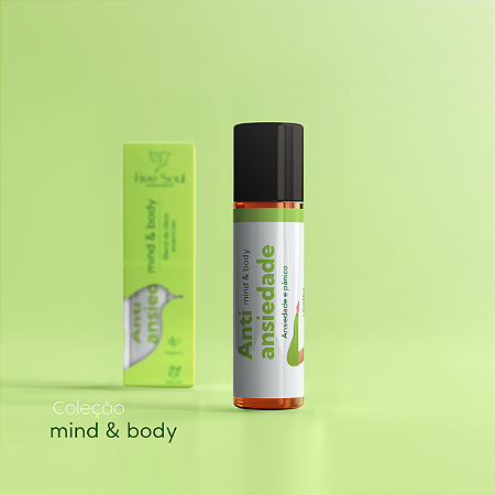 Blend de Óleos Essenciais Roll on 10ml ANTIANSIEDADE